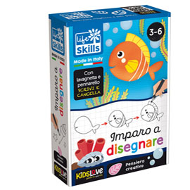 Life skills cards ''imparo a disegnare'' - kidslove
