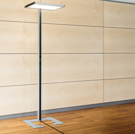 Lampada da terra luctra vitawork 12 sym alluminio