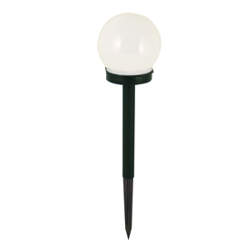 Lampada solare led globe - 10 x 10 x 34 cm - velamp - conf. 20 pezzi