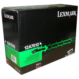 Lexmark/ibm - toner - nero - 12a7610 - return program - 32.000 pag