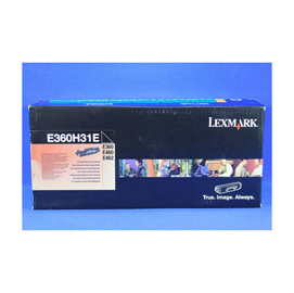 Lexmark/ibm - toner - nero - e360h31e - return program - 9.000 pag