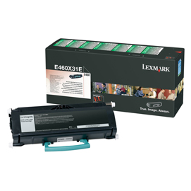 Lexmark/ibm - toner - nero - e460x31e - non return program - 15.000 pag