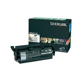 Lexmark/ibm - toner - nero - t654x11e - return program - 36.000 pag