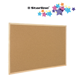 Lavagna in sughero - 40x60 cm - starline
