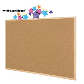 Lavagna in sughero - 60x90 cm - starline - imballo di protezione