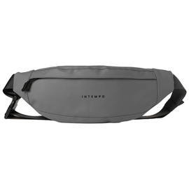 Marsupio drop - 37 x 14 x 5 cm - gomma - grigio - in tempo