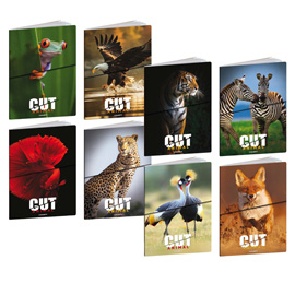 Maxiquaderno animal cut - a4 - 5mm - 21 fogli - 80 gr - blasetti