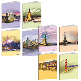 Maxiquaderno abcity - a4 - 4mm - 21 fogli - 80 gr - blasetti