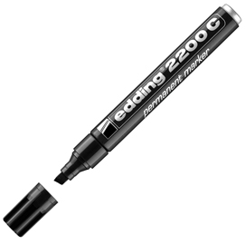 Marcatore edding 2200c - punta a scalpello da 1,5mm a 5,0mm - nero - edding