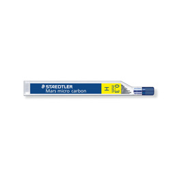 Mine mars micro - mina 0,3mm - gradazione h - staedtler - astuccio 12 mine