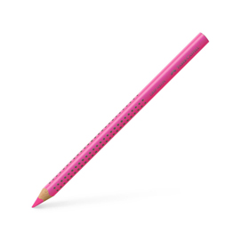 Matita evidenziatore textliner dry 1148 grip jumbo - diametro mina 5,4mm - rosa - faber castell