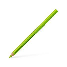 Matita evidenziatore textliner dry 1148 grip jumbo - diametro mina 5,4mm - verde - faber castell
