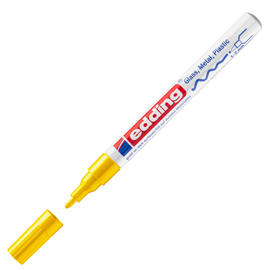 Marcatore 751 - punta fine da 1,0 a 2,0mm - giallo - edding