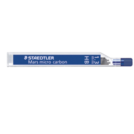 Mine mars micro - mina 1,3mm - gradazione hb - staedtler - astuccio 12 mine