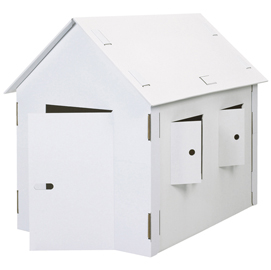 Modello casa xxl - 120x80x110cm- in cartone - joypac