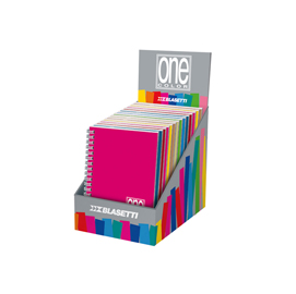 Miniquaderno one color - 120x170mm - 1rigo - spiralati - copertina ppl - blasetti
