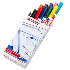 Marcatore permanente edding 400  - punta conica - tratto  2,00mm a 4,00mm - astuccio 10 colori assortiti - edding