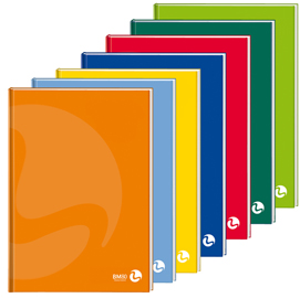 Maxiquaderno color 80 - a4 - quadretto 4mm - 96 fogli - 80gr - cartonato - bm