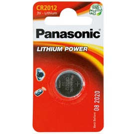Micropila cr2012 - litio - panasonic - blister 1 pezzo