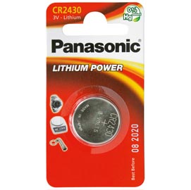 Micropila cr2430 - litio - panasonic - blister 1 pezzo