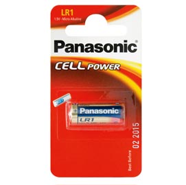 Micropila lr1 - 1,5v - alcalina - panasonic - blister 1 pezzo