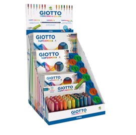 Matite colorate supermina - accessori assortiti - giotto