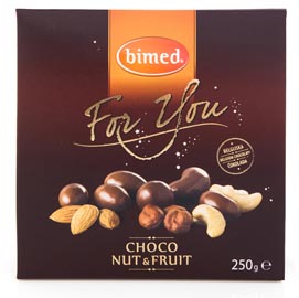 Mix frutta secca ricoperta for you - choco nuts - 250 gr - bimed