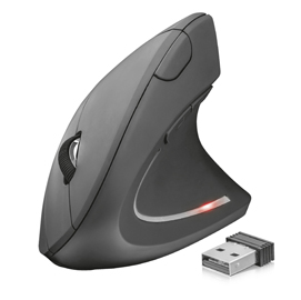 Mouse wireless ergonomico verticale verto - trust