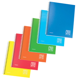 Maxiquaderno one color - spiralato - s/fori - ppl - a4 - 80 gr - 4 mm - 80+1 fg - blasetti