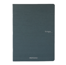 Maxiquaderno ecoqua original pm - a4 - 90 gr - 5mm - 40 fogli - verde scuro - fabriano