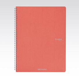 Maxiquaderno ecoqua original - spiralato - a4 - 90 gr - 5 mm - 70 fogli - flamingo - fabriano