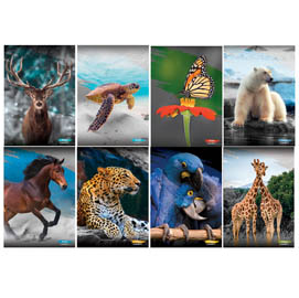 Maxiquaderno animal 2022 - a4 - rigo di 3a - 21 fogli - 80 gr - blasetti