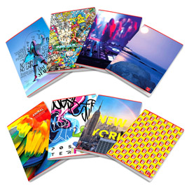 Maxiquaderno assortimento ragazzo - a4 - 4 mm - 42 fogli - 80 gr - pigna