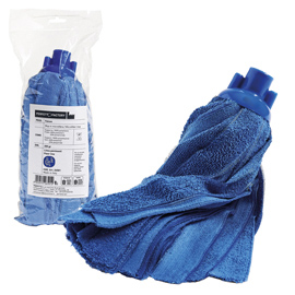 Mop falcon - 200 gr - microfibra - blu - perfetto
