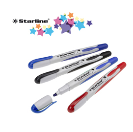 Marcatore permanente starline  - punta tonda 2,0mm - blu - starline