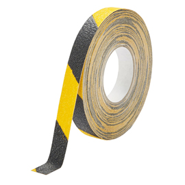 Nastro adesivo antiscivolo 25mmx15m giallo/nero duraline grip+ durable
