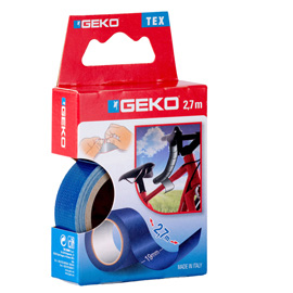 Nastro adesivo telato tex - 19 mm x 2,7 m - blu - geko