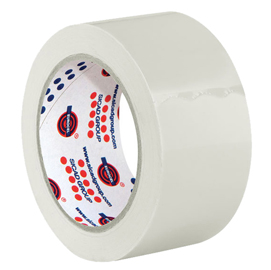 Nastro adesivo pvc 330 - 50 mm - bianco - eurocel - rotolo da 66 mt