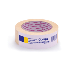 Nastro adesivo in carta - 38 mm x 50 m - beige - comet®