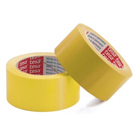 Nastro adesivo - pvc - 50 mm x 66 mt - giallo - tesa