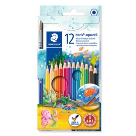 Noris aquarell - pastelli colorati - staedtler  - astuccio 12 colori