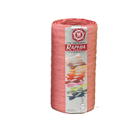 Nastro raphia synthetic - rosa 36 - 200mt - bolis