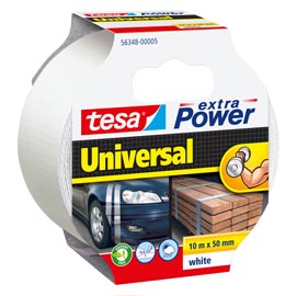 Nastro adesivo tesa® extra power universal - 10 m x 50 mm - bianco - tesa®