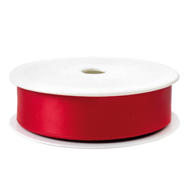 Nastro doppio raso - 25mmx25mt - rosso 35 - brizzolari