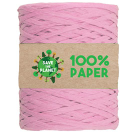 Nastro rafia - 100 m - carta - rosa 05 - brizzolari