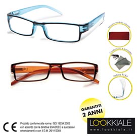 Occhiale elite - diottrie +3,50 - marrone - lookkiale