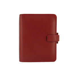 Organiser metropol pocket - similpelle - rosso - 14,6 x 11,5 x 3,5mm - filofax