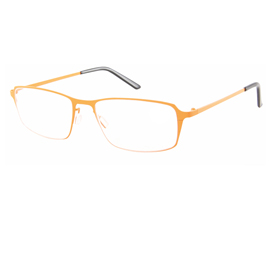 Occhiale titan - diottrie +1,50 - metallo - arancio - lookkiale