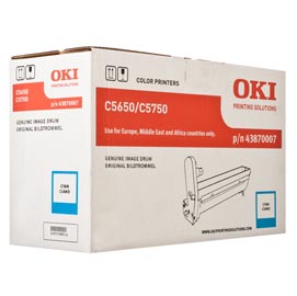 Oki - tamburo - ciano - c5650/5750 - 43870007 - 20.000 pag