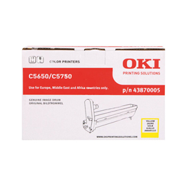 Oki - tamburo - giallo - c5650/5750 - 43870005 - 20.000 pag